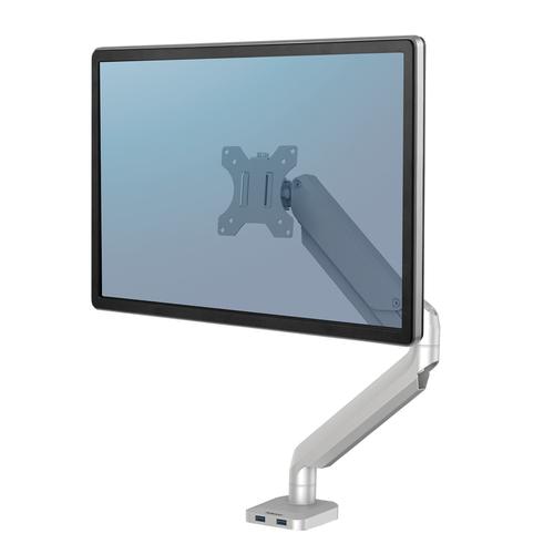 Fellowes 8056401 monitor mount / stand 81.3 cm (32) Silver Desk