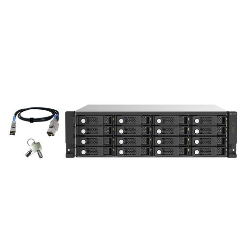 QNAP TL-R1620Sep-RP HDD enclosure Black, Grey 2.5/3.5