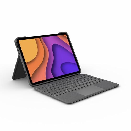 Logitech Folio Touch Grey Smart Connector QWERTY UK International