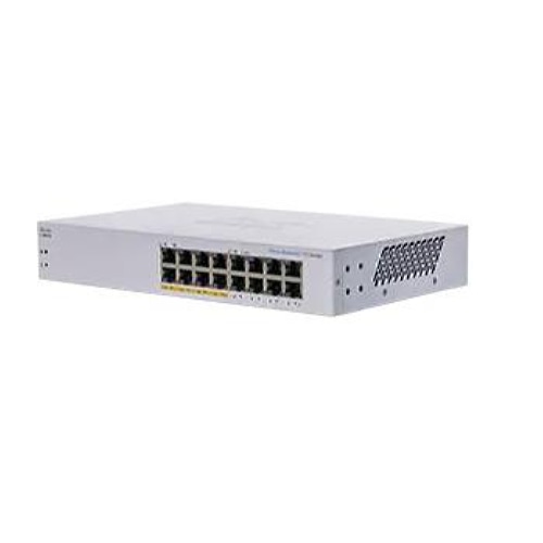 Cisco CBS110 Unmanaged L2 Gigabit Ethernet (10/100/1000) Power over Ethernet (PoE) 1U Grey