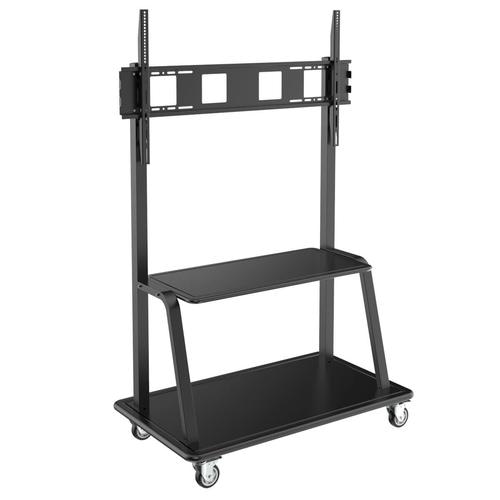 Tripp Lite DMCS60105XXDD Heavy-Duty Rolling TV Cart for 60 to 105 Flat-Screen Displays, Locking Casters, Black