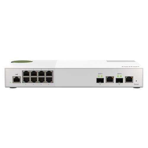 QNAP QSW-M2108-2C network switch Managed L2 2.5G Ethernet (100/1000/2500) Grey, White