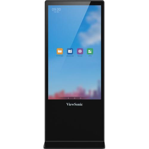 Viewsonic EP5542T Signage Display Totem design 139.7 cm (55) LED 450 cd/m 4K Ultra HD Black Touchscreen Android 8.0