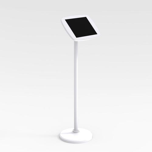 Bouncepad Floorstanding with USB Cable | Apple iPad Pro 4th & 5th Gen 12.9 (2020 - 2021) | White | Exposed Front Camera and Home Button
