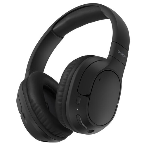 Belkin AUD009HQBK headphones/headset Wireless Head-band Calls/Music USB Type-C Bluetooth Black
