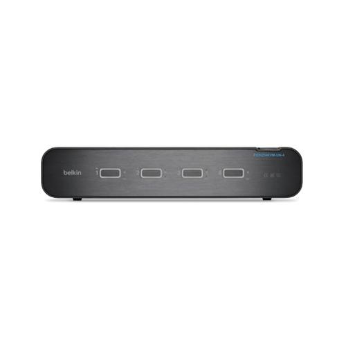 Belkin F1DN204KVM-UN-4 KVM switch Rack mounting Black