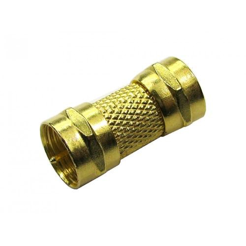 Cables Direct 3-FM-FM cable gender changer F Type Gold