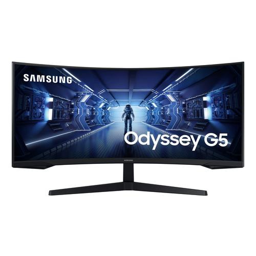 Samsung Odyssey LC34G55TWWPXXU computer monitor 86.4 cm (34) 3440 x 1440 pixels UltraWide Quad HD LED Black