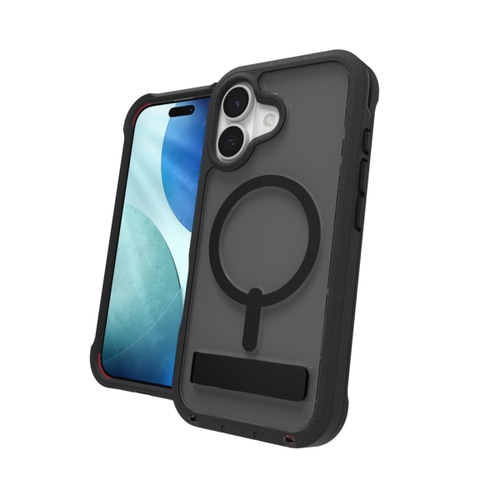 ZAGG Rainier Snap Kickstand ?ase For Apple iPhone 17 Smoke Black