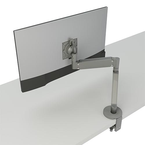 Chief Koncis Monitor Arm Mount, Single, Silver