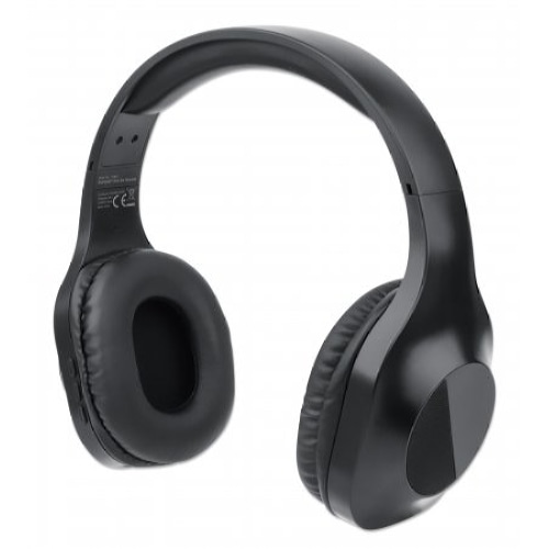 Manhattan Bluetooth On-Ear Headset (Clearance Pricing), Microphone, Integrated Controls, 6 hour usage time, Max Range 10m, 3.5mm Aux port, Bluetooth v5.0 + EDR, USB-A charging cable included, Three Year Warranty