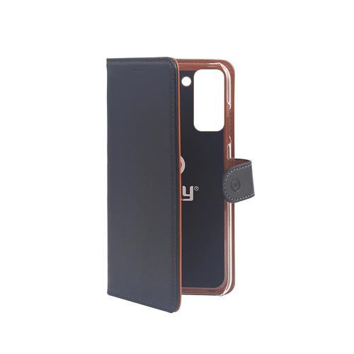 Celly Wally mobile phone case 15.8 cm (6.2) Folio Black, Brown
