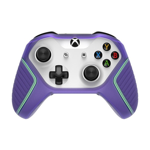 OtterBox Easy Grip Gaming Controller Series for Microsoft XBOX Controller Gen 8, Galactic Dream Purple/Glow in the Dark