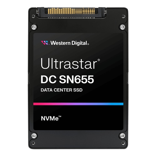 Western Digital Ultrastar DC SN655 61.4 TB U.3 PCI Express 4.0 NVMe TLC 3D NAND