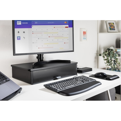 Kensington UVStand monitor stand with UVC sanitisation compartment