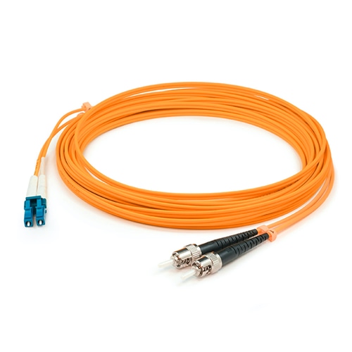 AddOn Networks TRI-ST-LC-2M6MMF fibre optic cable 2 m OM1 Orange