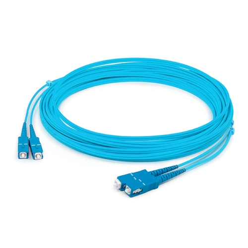 AddOn Networks TRI-SC-SC-1M9SMF fibre optic cable 1 m OFNP Aqua colour