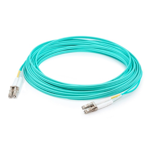 AddOn Networks OM4 LC-LC 5M fibre optic cable OFNR Aqua colour