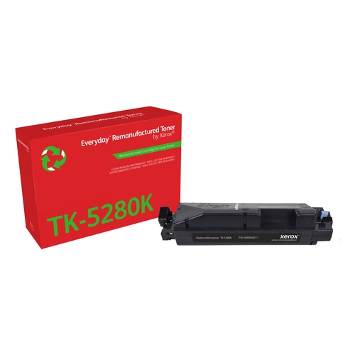 Everyday Remanufactured Everyday Black Remanufactured Toner by Xerox compatible with Kyocera TK-5280K, Standard capacity