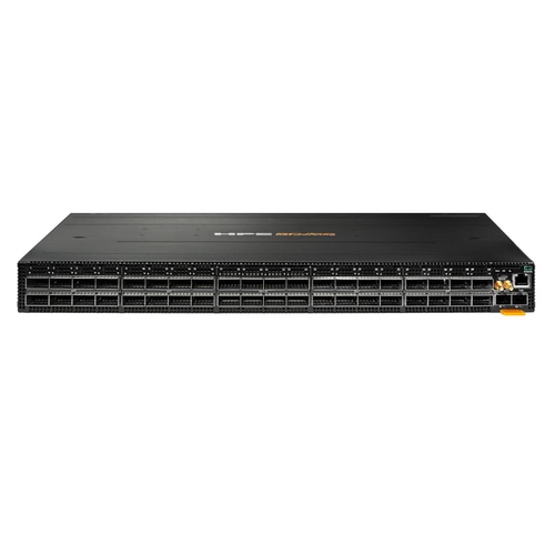 HPE Aruba Networking 9300S 32p QSFP28 100G 8p QSFP-DD 400G Front-to-Back 6xFan 2xAC Bundle Managed L3 1U