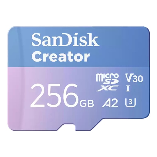 SanDisk Creator 256 GB MicroSDXC UHS-I Class 10