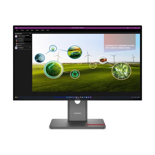Lenovo ThinkVision P27Q-40 LED display 68.6 cm (27) 2560 x 1440 pixels Quad HD Black