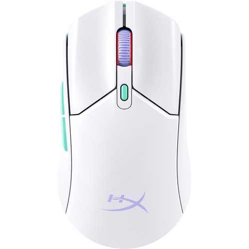 HP HyperX Pulsefire Haste 2 Core Wls - Gaming Mouse (Wht/Grn/Pur)