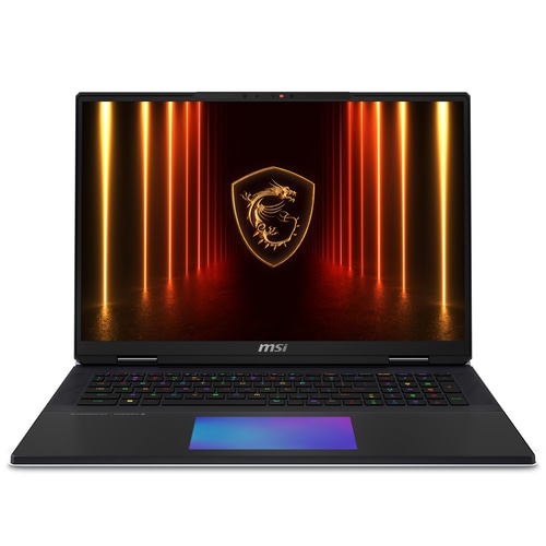 MSI Titan 18 HX AI A2XWIG-007UK Intel Core Ultra 9 285HX Laptop 45.7 cm (18) UHD+ 64 GB DDR5-SDRAM 4 TB SSD NVIDIA GeForce RTX 5080 Wi-Fi 7 (802.11be) Windows 11 Pro Black