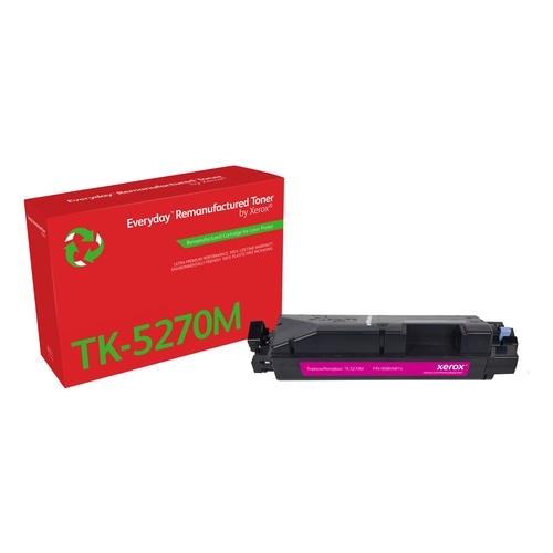 Everyday Remanufactured Everyday Magenta Remanufactured Toner by Xerox compatible with Kyocera TK-5270M, Standard capacity