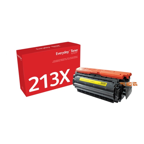 Everyday Yellow Toner by Xerox compatible with HP 213X (W2132X), High capacity