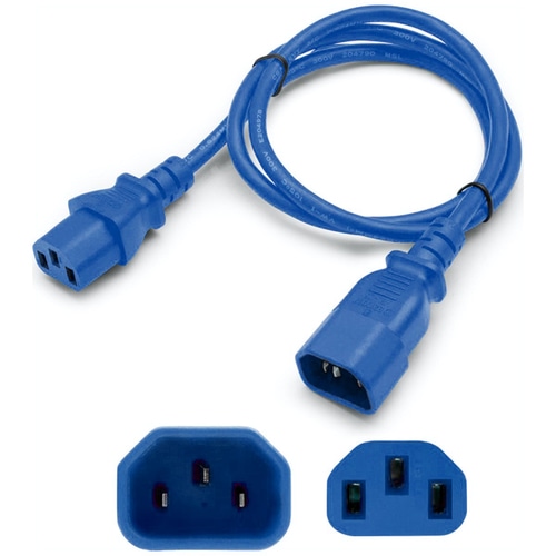 AddOn Networks ADDC132C1418AWG7FTBE power cable Blue 2.13 m C13 coupler C14 coupler