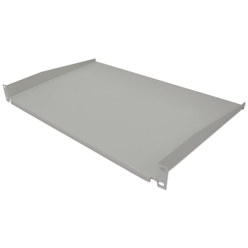 Intellinet 19 Cantilever Shelf, 1U, Shelf 300mm, Non-Vented, Max 25kg, Grey, Three Year Warranty