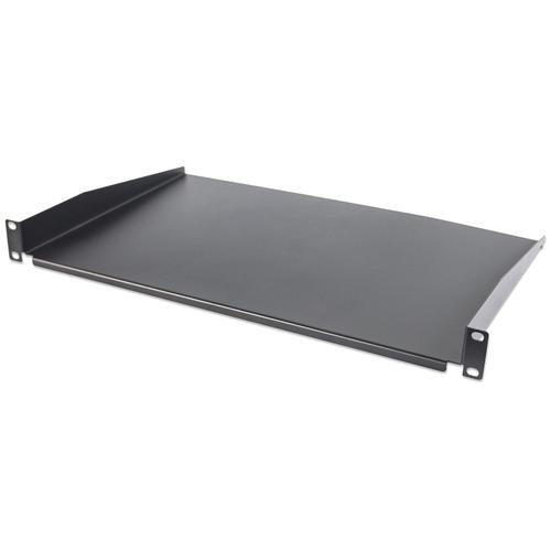 Intellinet 19 Cantilever Shelf, 1U, Shelf Depth 300mm, Non-Vented, Max 25kg, Black, Three Year Warranty