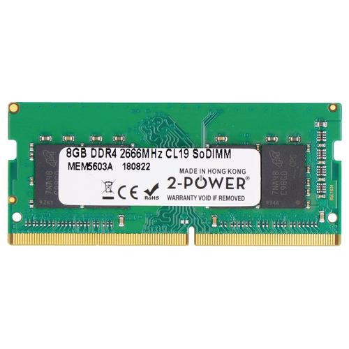 2-Power 2P-KVR26S19S8/8 memory module 8 GB 1 x 8 GB DDR4 2666 MHz