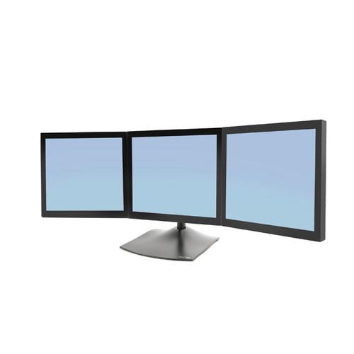 Ergotron DS Series DS100 Triple Monitor Desk Stand 53.3 cm (21) Black