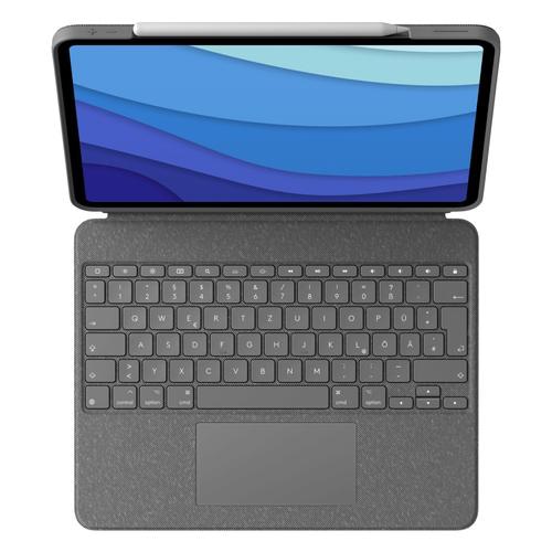Logitech Combo Touch Grey Smart Connector QWERTZ German