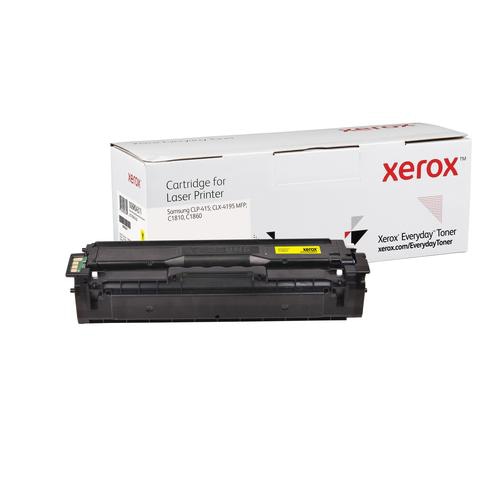 Everyday Yellow Toner compatible with Samsung CLT-Y504S, Standard Yield