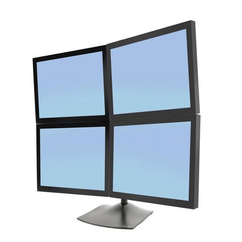 Ergotron DS Series DS100 Quad Monitor Desk Stand 61 cm (24) Black