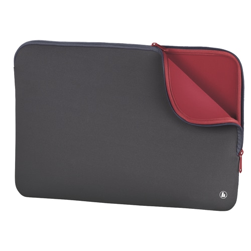 Hama Neoprene 39.6 cm (15.6) Sleeve case Grey, Red
