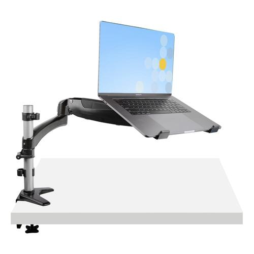 StarTech.com Desk Mount Laptop Arm - Full Motion Articulating Arm for Laptop or Single 34 Monitor - VESA Mount Laptop Tray Bracket - Ergonomic Adjustable Notebook Stand - Desk-Clamp