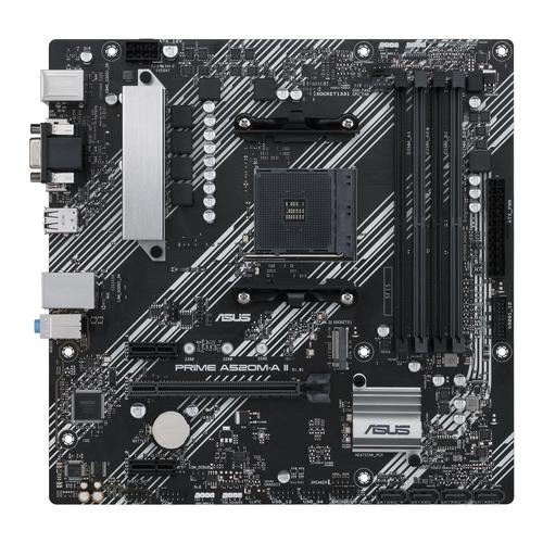 ASUS PRIME A520M-A II/CSM motherboard AMD A520 Socket AM4 micro ATX