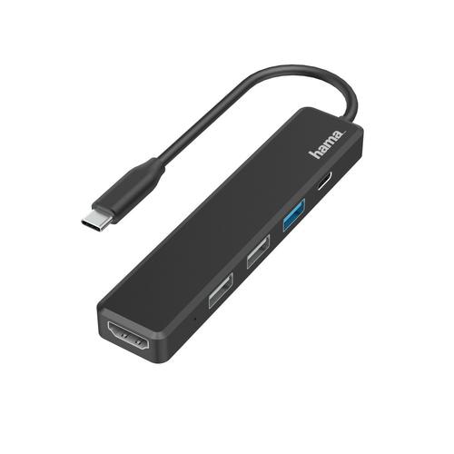 Hama 00200117 interface hub USB 2.0 480 Mbit/s Black