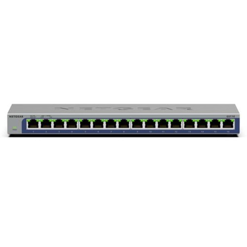 NETGEAR GS116 Unmanaged L2 Gigabit Ethernet (10/100/1000) Black