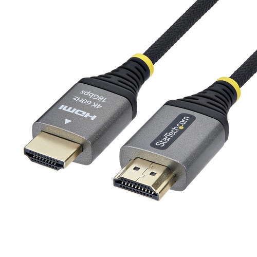 StarTech.com 3m (10ft) Premium Certified High Speed HDMI Cable, Ultra Flexible HDMI Cable, 4K 60Hz/1440p 144Hz w/HDR10/ARC, 18Gbps, High Flex Braided HDMI Cord