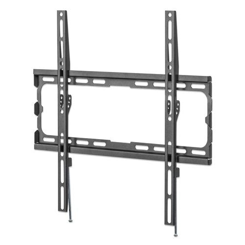 Manhattan TV & Monitor Mount, Wall, Fixed, 1 screen, Screen Sizes: 32-55, Black, VESA 200x200 to 400x400mm, Max 40kg, LFD, Lifetime Warranty