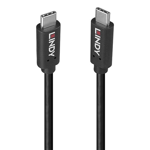 Lindy 36975 USB cable USB 3.2 Gen 2x2 0.5 m USB C Black