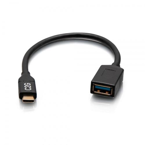 C2G USB-C Male to USB-A Female Adapter Converter - USB 3.2 Gen 1 (5Gbps)