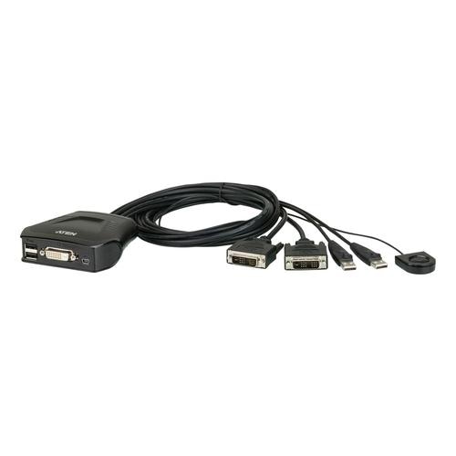 ATEN CS22D KVM switch Black