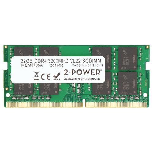 2-Power 2P-CT32G4SFD832A memory module 32 GB 1 x 32 GB DDR4 3200 MHz