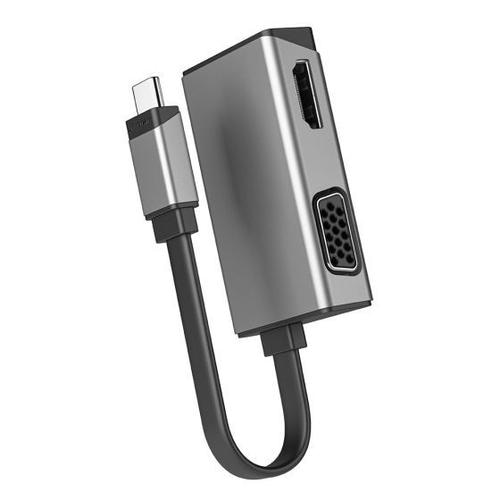 ALOGIC ULCVGHD-SGR interface hub USB 3.2 Gen 1 (3.1 Gen 1) Type-C Silver